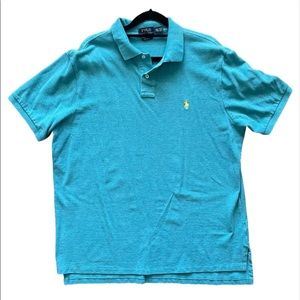 Polo by Ralph Lauren XXL Teal Mesh Shirt.